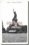 CPA Paris La Statue de la Republique