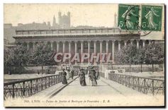 CPA Lyon Palais de Justice et Basilique de Fourviere