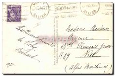 CPA Vichy La Poste et le Gare d'autobus La Cigogne