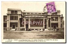 CPA Vichy La Nouvelle Poste L Azema (S A D G) 1er Grand Prix de Rome Architecture du Gouvernement et