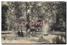 CPA Vichy Un coin du Nouveau Parc Le Bassin des Cygnes