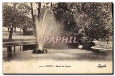 CPA Vichy Bassin des Cygnes