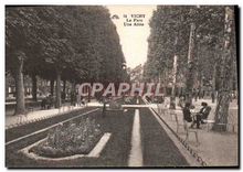 CPA Vichy Le Parc Une Allee