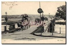 CPA Vichy Le Pont Caleche Chevaux