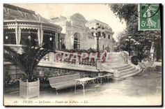 CPA Vichy Le Casino Facade sur le Parc