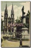 CPA Marseille Eglise des Reformes et Monument des Mobiles