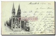 CPA Marseille Le 19 mars 1902 Eglise St Vincent de Paul (Les Reformes)
