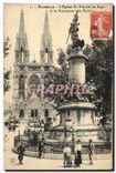 CPA Marseille Eglise St Vincent de Paul et le Monument des Mobiles