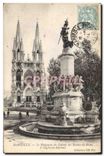 CPA Marseille Le Monument des Enfants des Bouches du Rhone et l'Eglise des Reformes