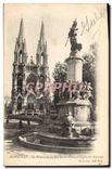 CPA Marseille Le Monument des Bouches du Rhone et l'Eglise des Reformes