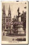 CPA Marseille Eglise des Reformes et Monument des Mobiles