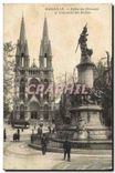 CPA Marseille Monument des Mobiles et l'Eglise St Vincent de Paul