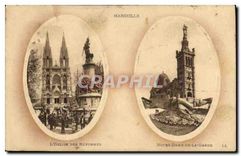 CPA Marseille Eglise des Reformes Notre Dame de la Garde