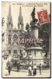 CPA Marseille Monument des Mobiles et l'Eglise St Vincent les Paul