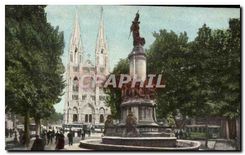 CPA Marseille Monument des Mobiles et Eglise des Reformes
