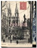CPA Marseille Eglise des reformes et monument des mobiles