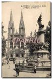 CPA Marseille Eglise des Reformes et Monument des Mobiles des Bouches du Rhone