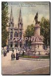 CPA Marseille Eglise Saint Vincent de Paul (les Reformes) et Monument des Mobiles