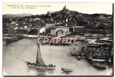 CPA Marseille Bassin du Carenage et N D de la Garde