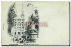 CPA Marseille L'Eglise des Reformes