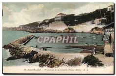 CPA Marseille Promenade de la Corniche (Palace Hotel)