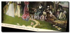 CPA En Provence La Farandole (par Valere Bernard)
