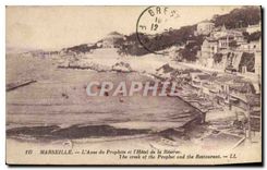 CPA Marseille L'Anse du Prophete et l'Hotel de la Reserve