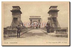 CPA Tarascon Le Pont suspendu