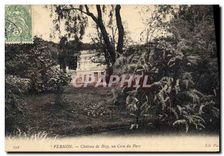 CPA Vernon (Eure) Chateau de Bizy un Corn du Parc