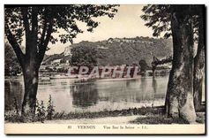 CPA Vernon (Eure) Vue Sur la Seine