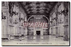 CPA Palais de Fontainebleau Galerie Henri II
