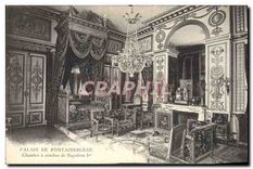 CPA Palais de Fontainebleau Chambre a coucher de Napoleon Ier