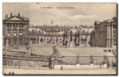 CPA Versailles Facade du Chateau