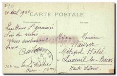 CPA Saint Germain en Laye Le Chateau et l'Eglise vu du Parterre