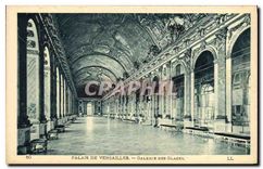 CPA Palais de Versailles Galerie des Glaces 