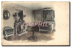 CPA Versailles Palais du Petit Trianon Chambre de Marie Antoinette 