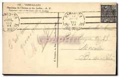 CPA Versailles Panorama du Chateau et des Jardins 