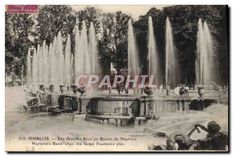 CPA Versailles Les Grandes Eaux au Bassin de Neptune 