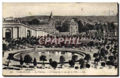 CPA Versailles Le Chateau L'Orangerie et vue sur la Ville 