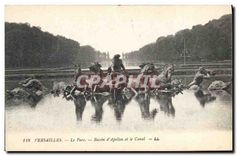 CPA Versailles Le Parc Bassin d'Apollon et le Canal 