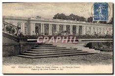 CPA Versailles Palais de Grand Trianon Le Peristyle Central 