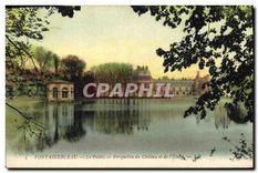 CPA Fontainebleau Le Palais Perspective du Chateau et de l'Etang 