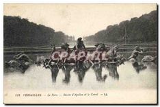 CPA Versailles Le Parc Bassin d'Apolon et le Canal 