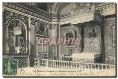 CPA Palais de Versailles Chambre de Louis XIV 