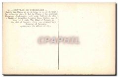 CPA Chateau de Versailles Galerie des Glaces 