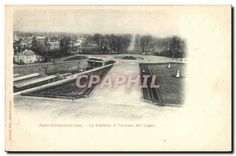 CPA Saint Germain en Laye Le Parterre et l'Avenue des Loges 