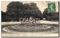 CPA Saint Germain en Laye Rond Point de la Terrasse et Allee Louis XIV 