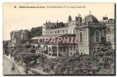 CPA Saint Germain en Laye Le Pavillon Henri IV ou naquit Louis XIV 