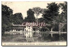CPA Versailles Le Hameau de Marie Antoinette La Maison du Seigneur et le Moulin 