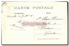 CPA Palais de Versailles Facade cote de la Terrasse 